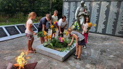 В Мценском районе почтили память павших за освобождение города Орла и Орловской области от немецко-фашистских захватчиков