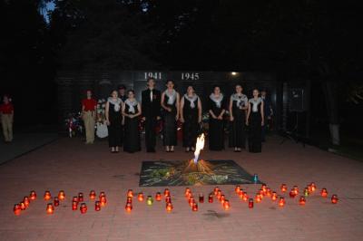 Жители города Мценска почтили память павших в годы Великой Отечественной войны